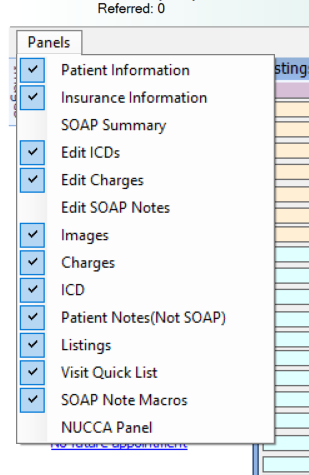 How to set up Panels within your Patient Treatment Screen – CoAction ...